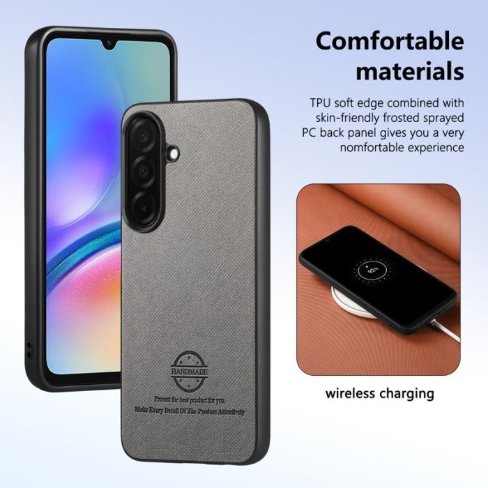 OEM - Mobilskal för Samsung Galaxy S26 Äkta läder - Grå