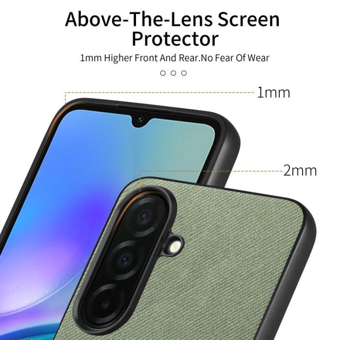 OEM - Mobilskal för Samsung Galaxy S26 Äkta läder - Grön