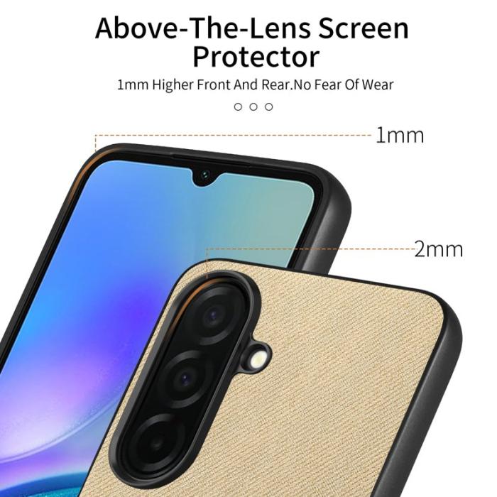 OEM - Mobilskal för Samsung Galaxy S26 Äkta läder - Khaki