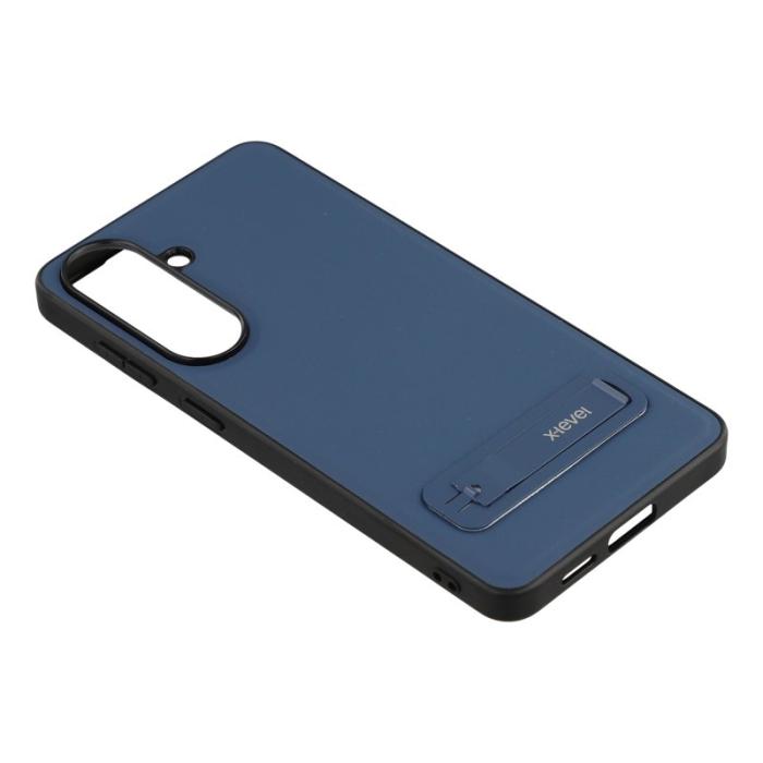 X-Level - X-Level Mobilskal för Samsung Galaxy S26 Äkta läder PC + TPU - Blå