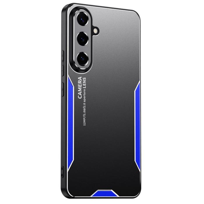 OEM - Mobilskal för Samsung Galaxy S26 Aluminiumlegering TPU PC - Blå
