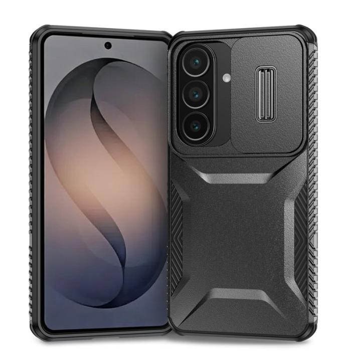 OEM - Mobilskal för Samsung Galaxy S26 Camshield TPU + PC - Svart