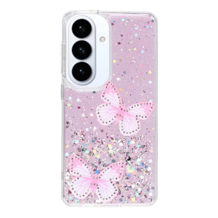 OEM - Mobilskal för Samsung Galaxy S26 Epoxy PVC TPU - Rosa