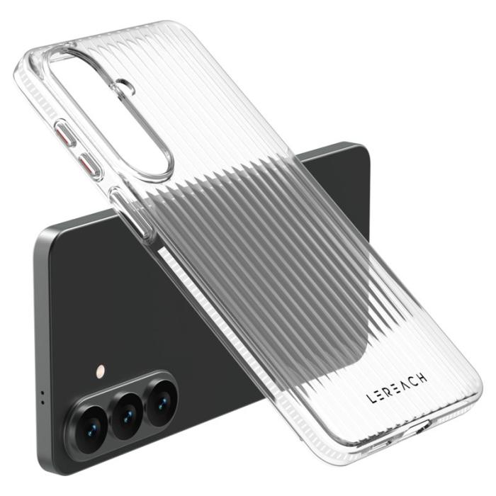 LeReach - LeReach Mobilskal för Samsung Galaxy S26 Flödande rutmönster PC - Vit