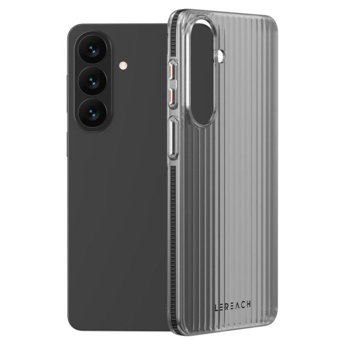 LeReach - LeReach Mobilskal för Samsung Galaxy S26 Flödande rutnät PC - Svart