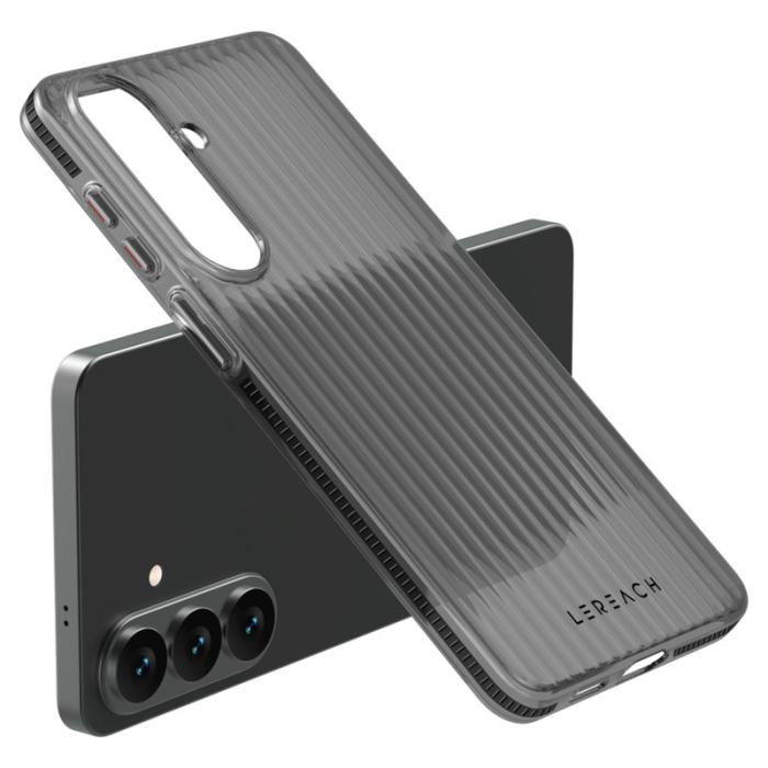 LeReach - LeReach Mobilskal för Samsung Galaxy S26 Flödande rutnät PC - Svart