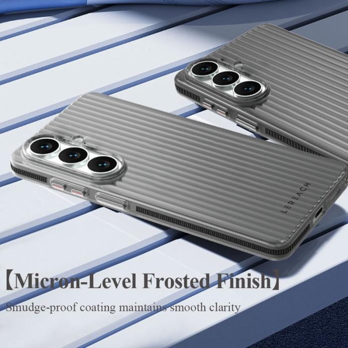 LeReach - LeReach Mobilskal för Samsung Galaxy S26 Flödande rutnät PC - Svart