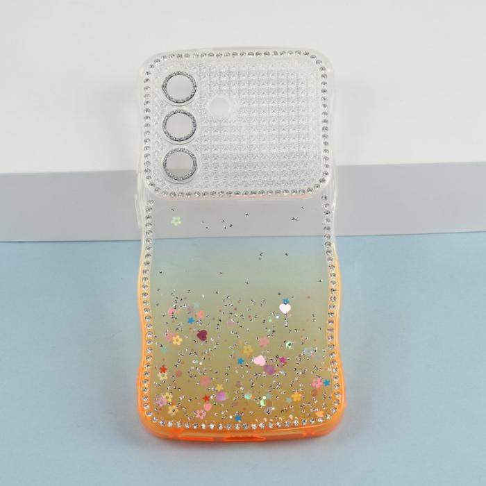 OEM - Mobilskal för Samsung Galaxy S26 Glitter TPU - Gradient Gul