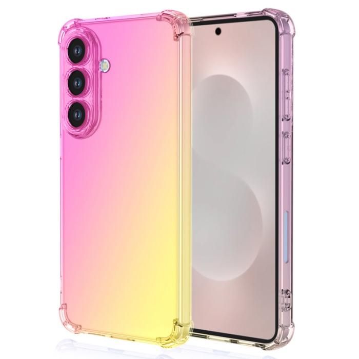 OEM - Mobilskal för Samsung Galaxy S26 Gradient TPU Stötabsorberande - Rosa