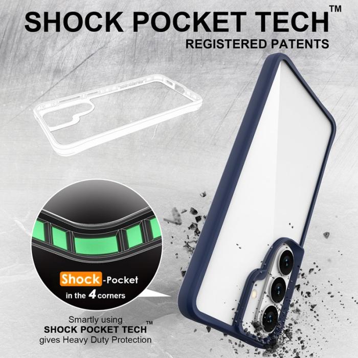 OEM - Mobilskal för Samsung Galaxy S26 Hybrid Hård PC + TPU Shockproof - Blå