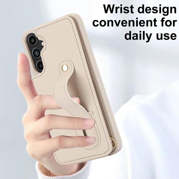 OEM - Mobilskal för Samsung Galaxy S26 Kickstand Kortfack TPU - Beige