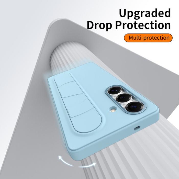 OEM - Mobilskal för Samsung Galaxy S26 Kickstand PC + Silikon - Blå