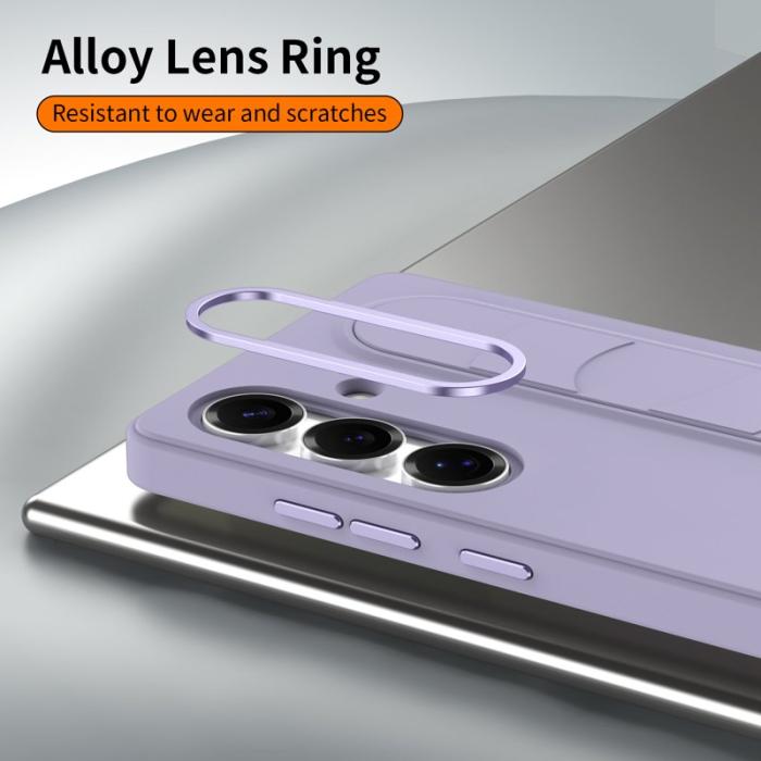 OEM - Mobilskal för Samsung Galaxy S26 Kickstand PC + Silikon - Lila