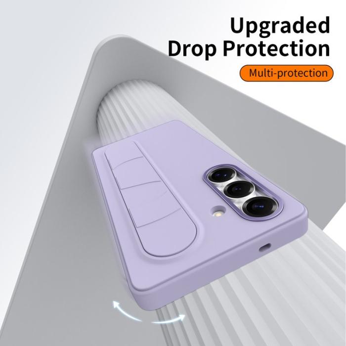 OEM - Mobilskal för Samsung Galaxy S26 Kickstand PC + Silikon - Lila