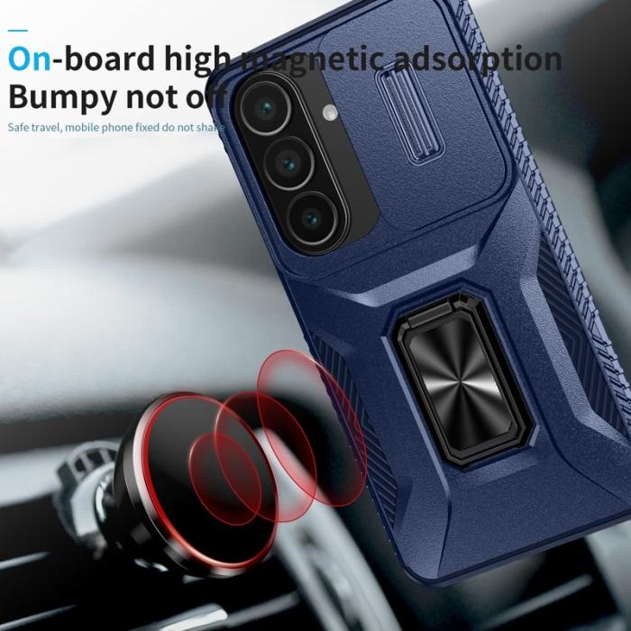 OEM - Mobilskal för Samsung Galaxy S26 Kickstand TPU + PC - Blå