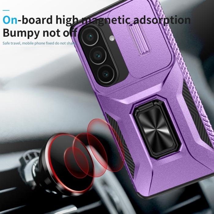 OEM - Mobilskal för Samsung Galaxy S26 Kickstand TPU + PC - Lila