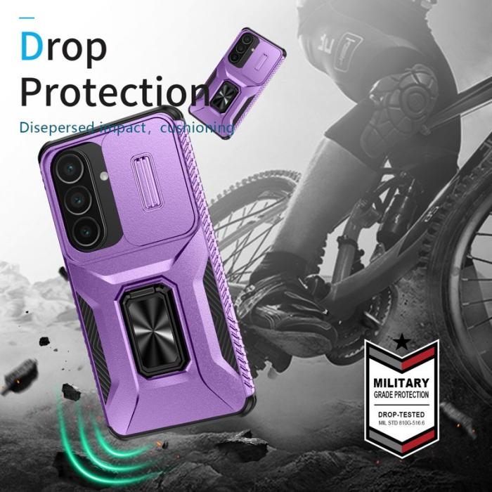 OEM - Mobilskal för Samsung Galaxy S26 Kickstand TPU + PC - Lila