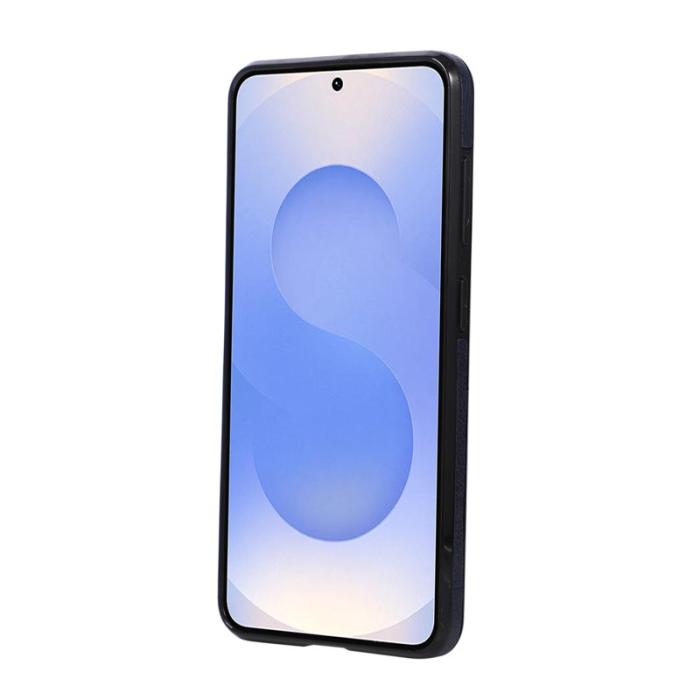 OEM - Mobilskal för Samsung Galaxy S26 Konstläder Litchi - Blå