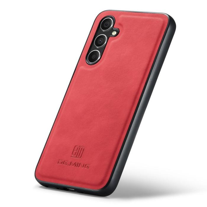 OEM - Mobilskal för Samsung Galaxy S26 Konstläder PC + TPU - Röd