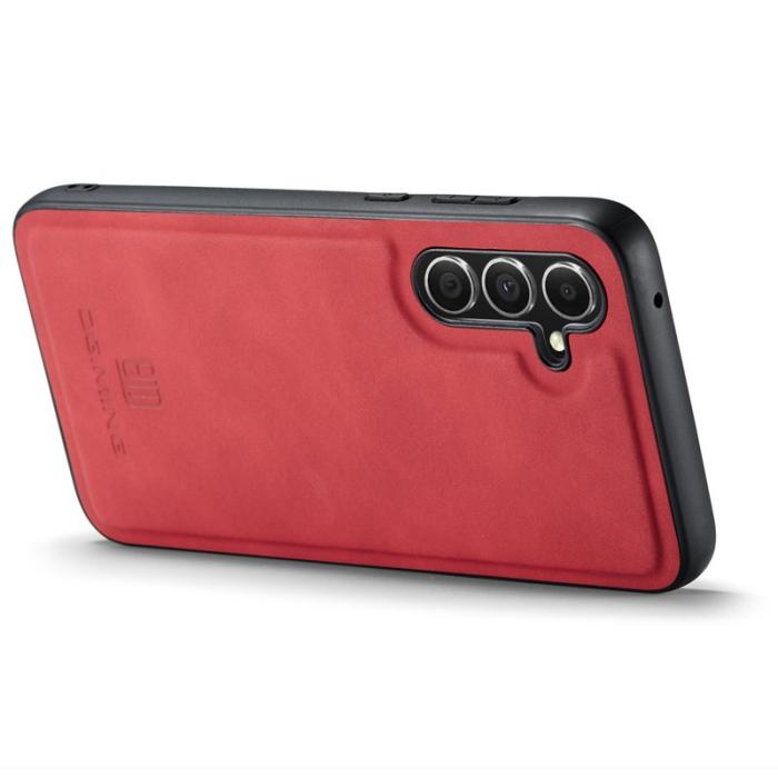 OEM - Mobilskal för Samsung Galaxy S26 Konstläder PC + TPU - Röd