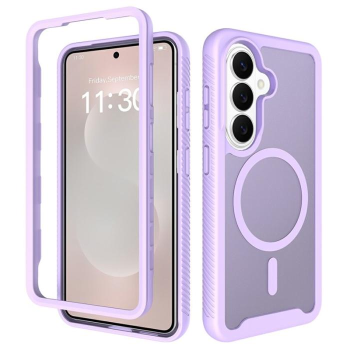 OEM - Mobilskal för Samsung Galaxy S26 Magnetiskt 2 i 1 PC + TPU - Lila