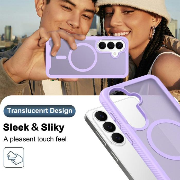 OEM - Mobilskal för Samsung Galaxy S26 Magnetiskt 2 i 1 PC + TPU - Lila