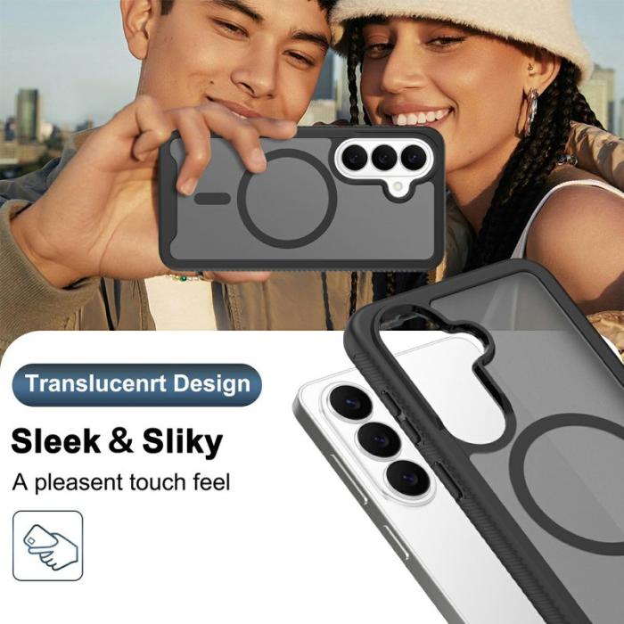 OEM - Mobilskal för Samsung Galaxy S26 Magnetiskt 2 i 1 PC + TPU - Svart