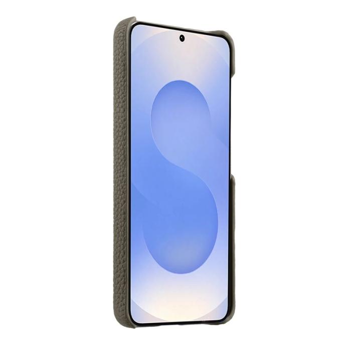 Melkco - MELKCO Mobilskal för Samsung Galaxy S26 Magnetiskt Äkta läder PC - Grå