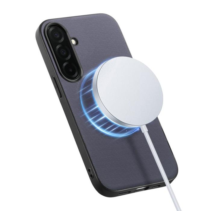 OEM - Mobilskal för Samsung Galaxy S26 Magnetiskt Äkta läder + PC + TPU - Lila