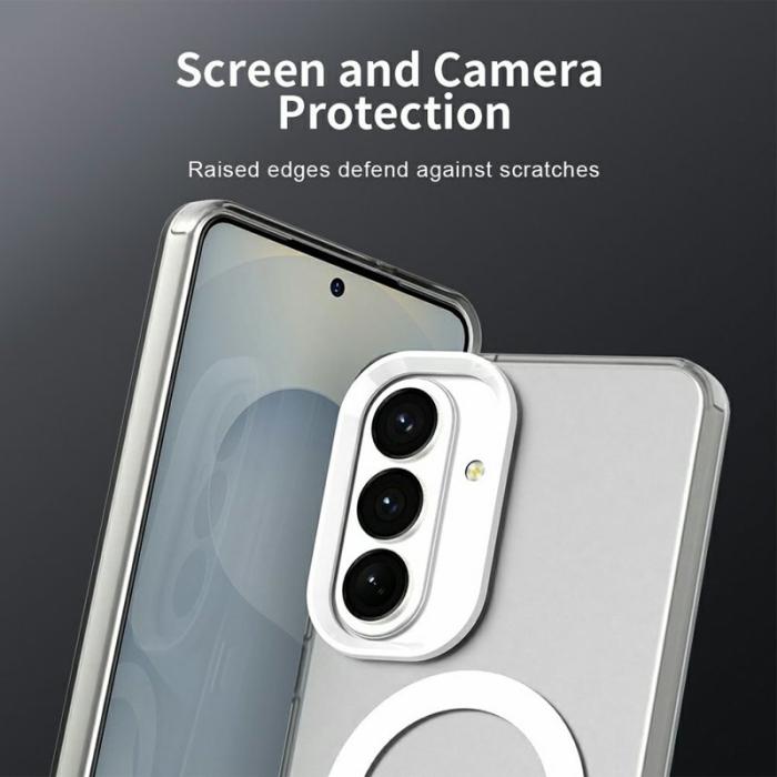 OEM - Mobilskal för Samsung Galaxy S26 Magnetiskt Anti Drop - Vit