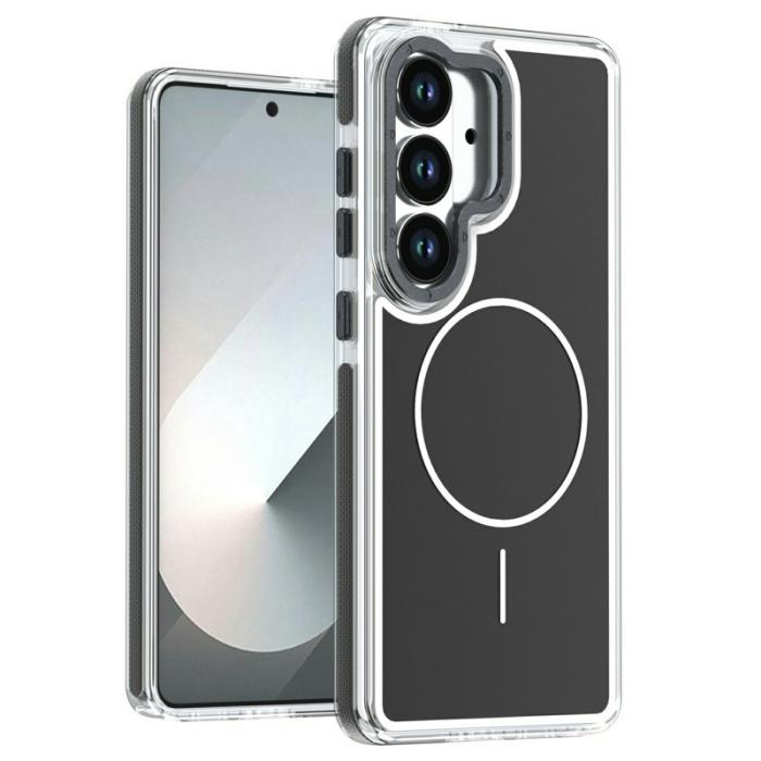 OEM - Mobilskal för Samsung Galaxy S26 Magnetiskt Dual Color Shockproof TPU - Svart