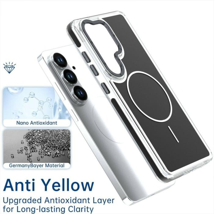 OEM - Mobilskal för Samsung Galaxy S26 Magnetiskt Dual Color Shockproof TPU - Svart