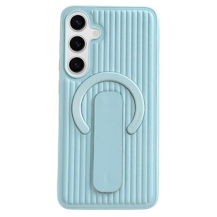 OEM - Mobilskal för Samsung Galaxy S26 Magnetiskt Fällbart Kickstand - Ljusblå