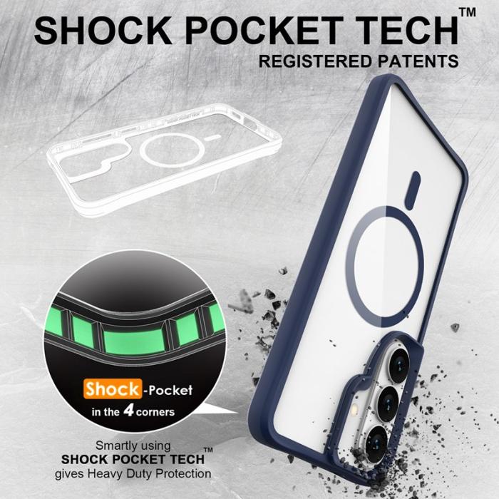 OEM - Mobilskal för Samsung Galaxy S26 Magnetiskt Hybrid PC + TPU - Blå