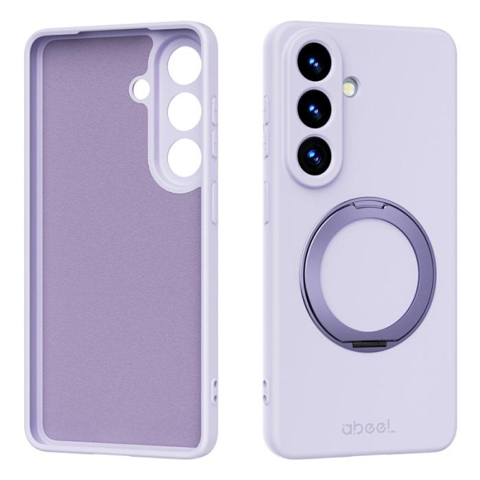 ABEEL - ABEEL Mobilskal för Samsung Galaxy S26 Magnetiskt Kickstand Silikon - Lila