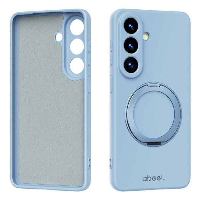 ABEEL - ABEEL Mobilskal för Samsung Galaxy S26 Magnetiskt Kickstand Silikon - Ljusblå