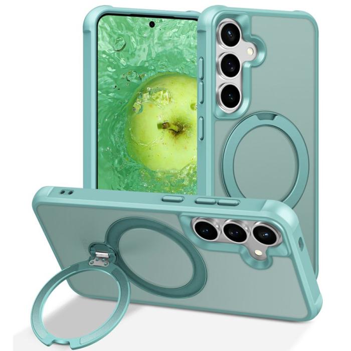 OEM - Mobilskal för Samsung Galaxy S26 Magnetiskt Kickstand TPU - Sjöblå