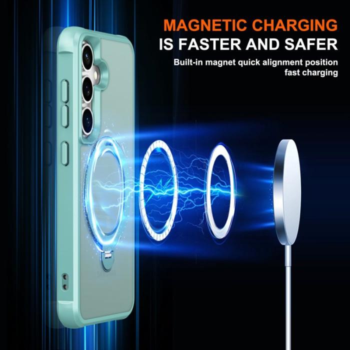 OEM - Mobilskal för Samsung Galaxy S26 Magnetiskt Kickstand TPU - Sjöblå