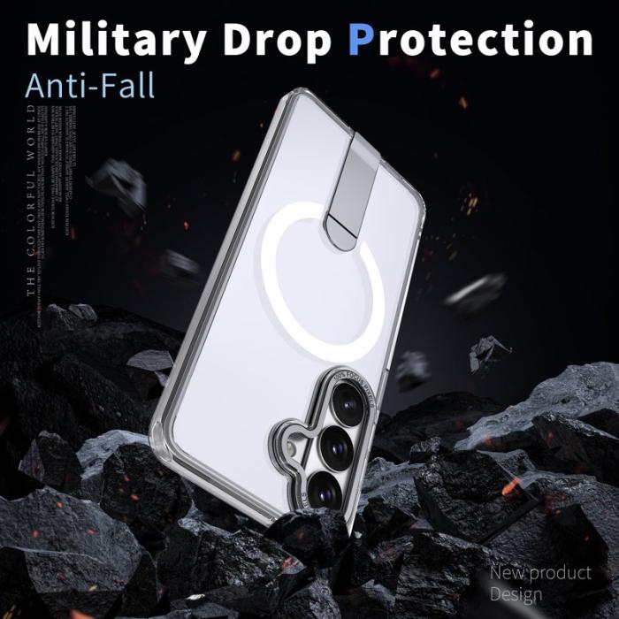 OEM - Mobilskal för Samsung Galaxy S26 Magnetiskt Kickstand TPU - Transparent