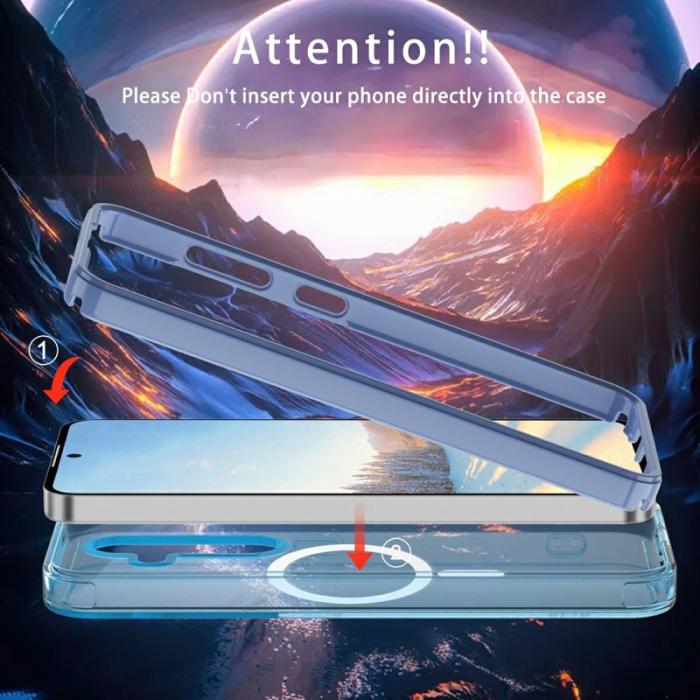 X-Level - X-Level Mobilskal för Samsung Galaxy S26 Magnetiskt PC + TPU - Blå