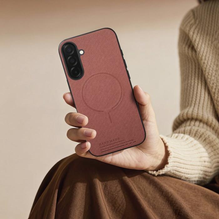 OEM - Mobilskal för Samsung Galaxy S26 Magnetiskt PC + TPU - Brunröd