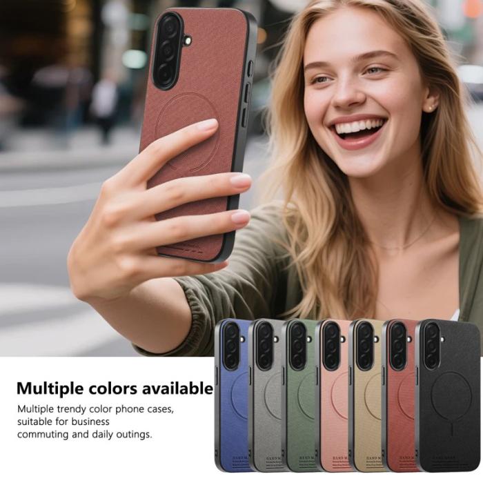 OEM - Mobilskal för Samsung Galaxy S26 Magnetiskt PC + TPU - Brunröd