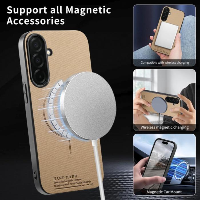 OEM - Mobilskal för Samsung Galaxy S26 Magnetiskt PC + TPU - Khaki