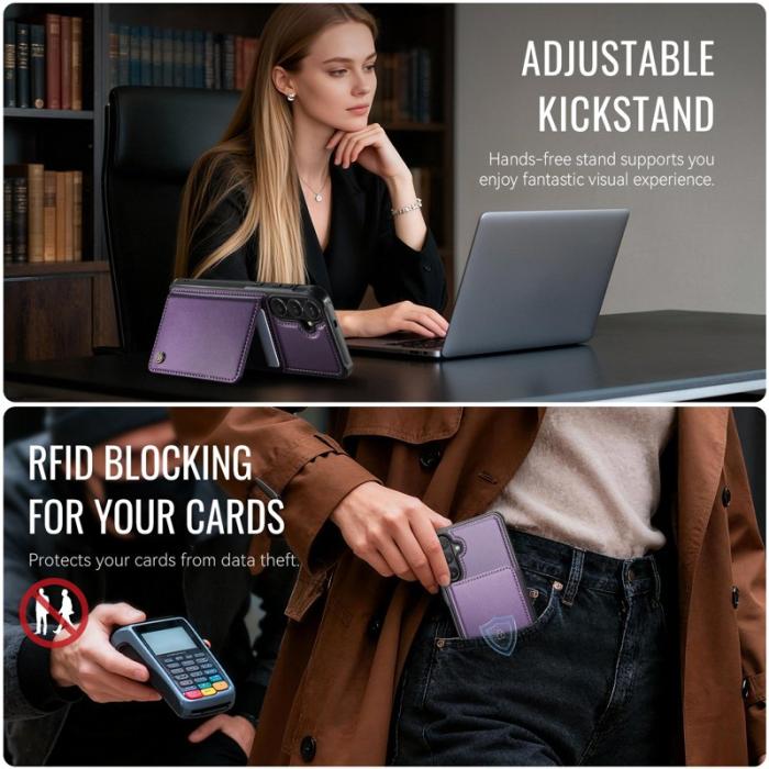 MAGKING - MAGKING Mobilskal för Samsung Galaxy S26 Magnetiskt PC + TPU - Lila