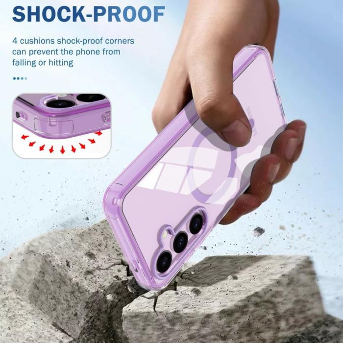 OEM - Mobilskal för Samsung Galaxy S26 Magnetiskt PC + TPU - Ljuslila