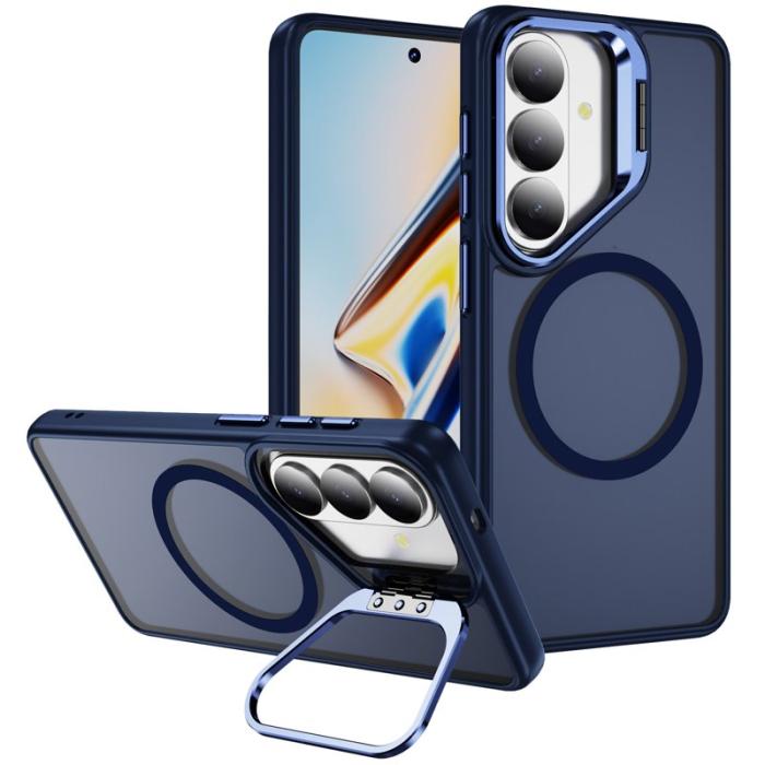 OEM - Mobilskal för Samsung Galaxy S26 Magnetiskt PC + TPU med Kickstand - Safir