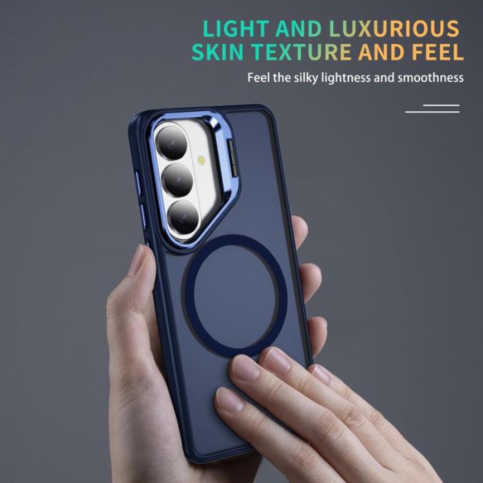 OEM - Mobilskal för Samsung Galaxy S26 Magnetiskt PC + TPU med Kickstand - Safir