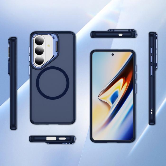 OEM - Mobilskal för Samsung Galaxy S26 Magnetiskt PC + TPU med Kickstand - Safir