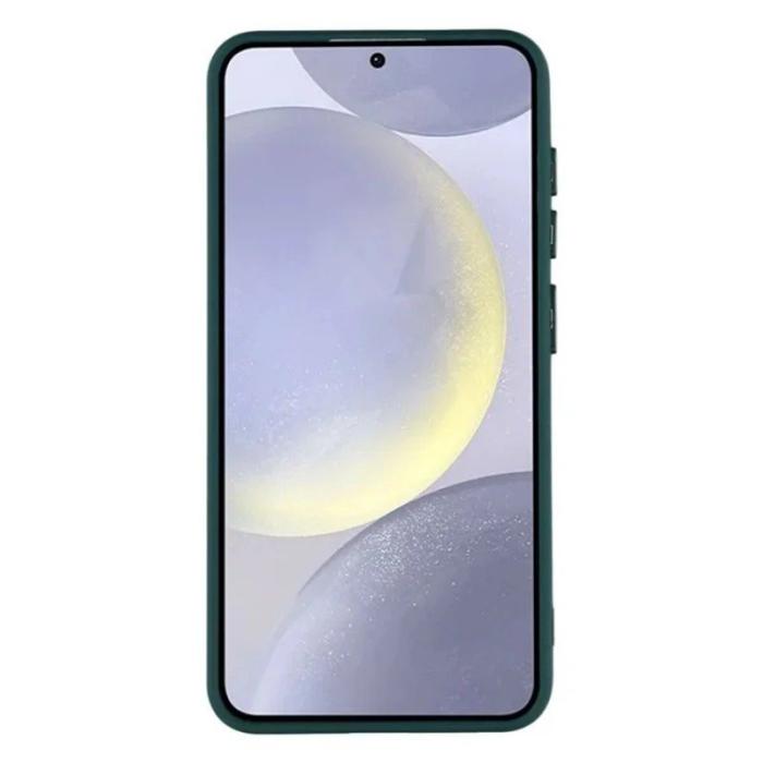 WANLONFENG - WANLONFENG Mobilskal för Samsung Galaxy S26 Magnetiskt med skärmskydd - Mörkgrön