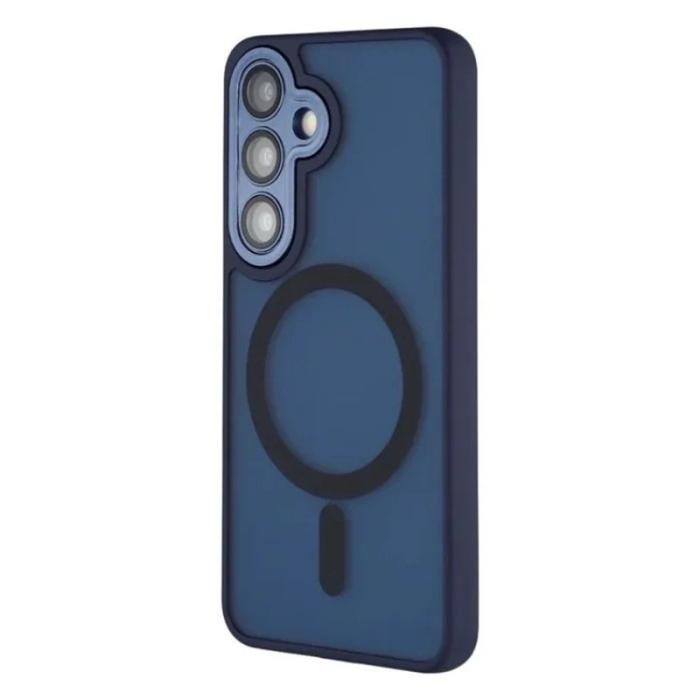 WANLONFENG - WANLONFENG Mobilskal för Samsung Galaxy S26 Magnetiskt med skärmskydd Safir